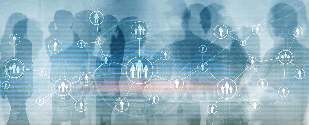 HR Human Resources Business concept mixed media 2023.