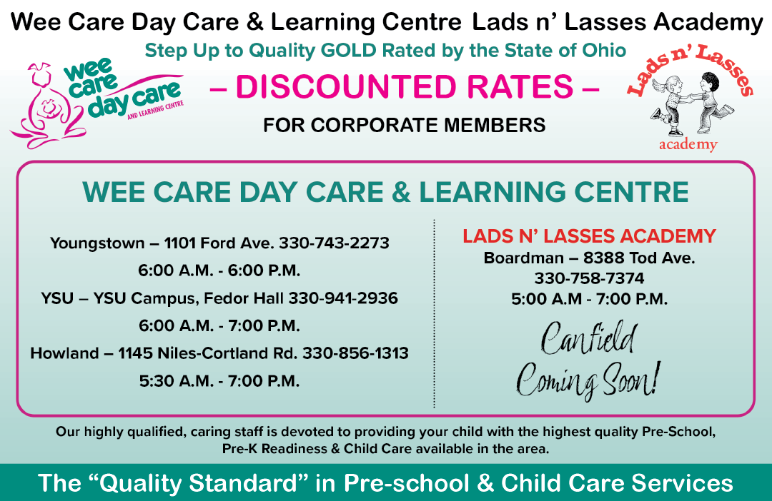 A flyer for a daycare center and learning center with discounted rates. AI generated content