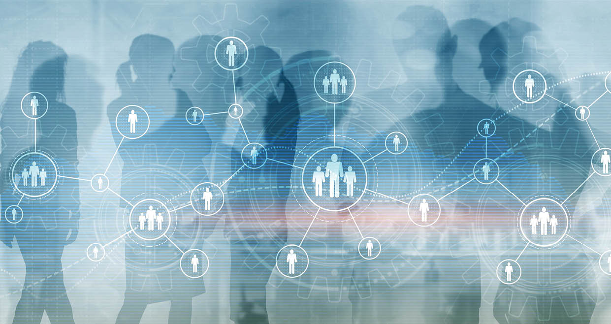 HR Human Resources Business concept mixed media 2023.