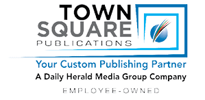 A logo for Town Square Publications. Description generated by AI