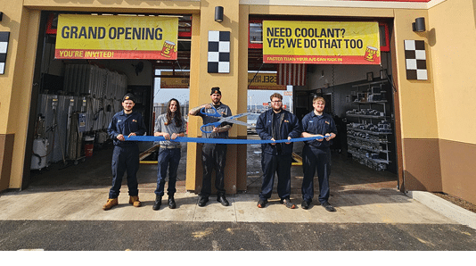 The store is called Oil Change. Description generated by AI