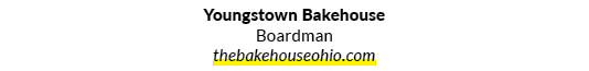 Youngstown Bakehouse Boardman thebakehouseohio.com 