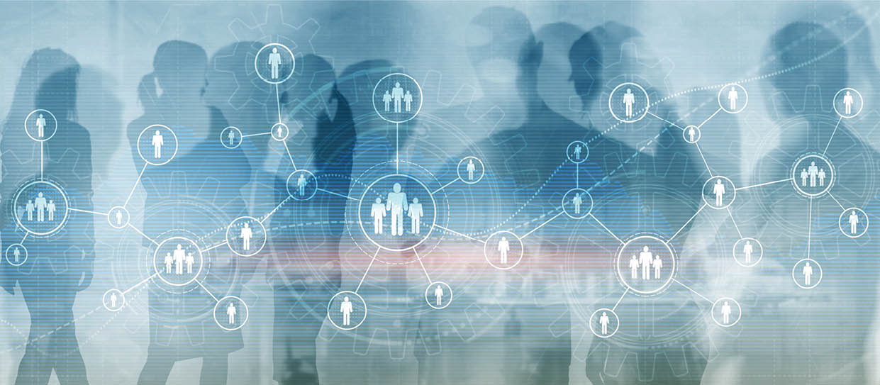 HR Human Resources Business concept mixed media 2023.