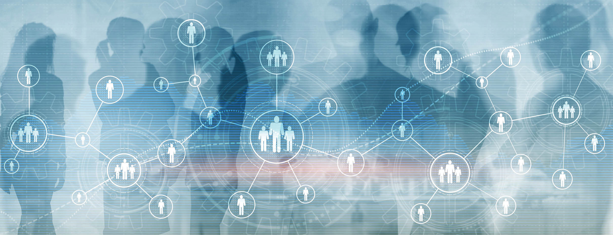 HR Human Resources Business concept mixed media 2023.