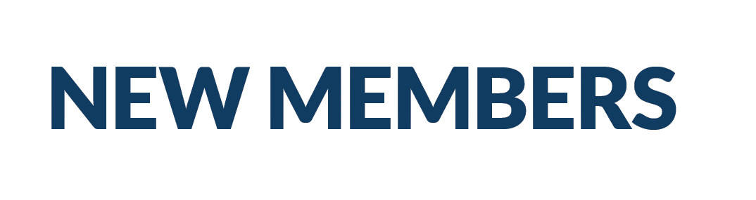 NEW MEMBERS