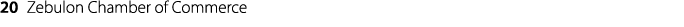20 Zebulon Chamber of Commerce